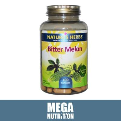 Nature's Herbs Bittermelone 100 Kapseln | Detox Cleanse natürliche Antioxidantien