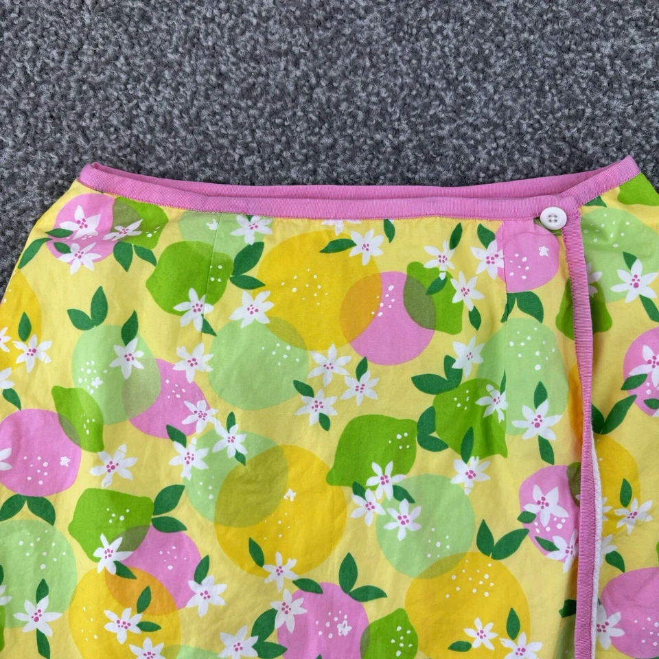 Falda Lilly Pulitzer Mujer 6 Multicolor Floral Mini Playa Preppy Damas Adulto Foto 2 de 4
