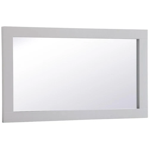 Elegant Decor Aqua 32" x 18" Wood Frame Bathroom Mirror in Gray - Picture 5 of 10