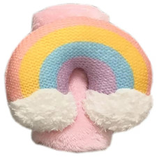Rainbow Baby Lovey Pink Blanket Moon  Stars NEW TAGS Infant Baby Toddler