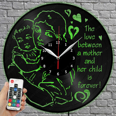LED Vinyl Clock To kid Vinyl Record Wall Clock Led Light Wall Clock 1826