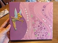 Tinker Bell purple scrapbook 10 clear pages