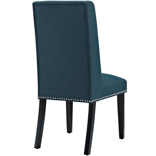 Dining Side Chair Set of 4 Modern Nailhead Trim – 10 Fabric colors - Picture 15 of 51
