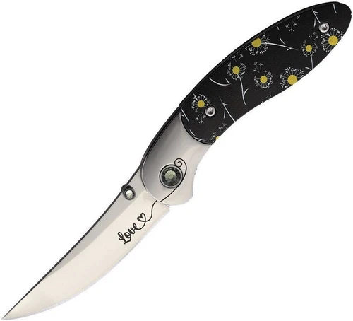 Brighten Blades Wish Linerlock Folding Pocket Knife Aluminum Handle - BB011
