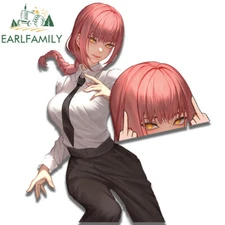 EARLFAMILY 5.1" Cool Makima Peeker Anime Car Decals Windshield Auto Body Sticker