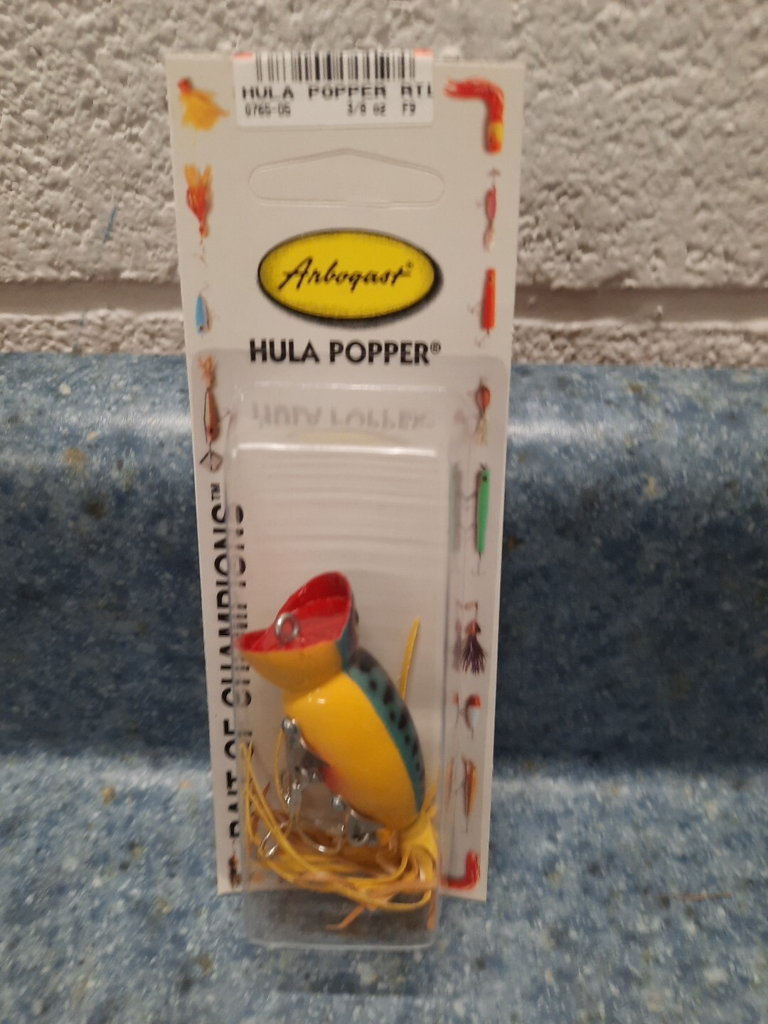 Arbogast Hula Popper Rattle Version Mint! Made in North America In 1997 ...
