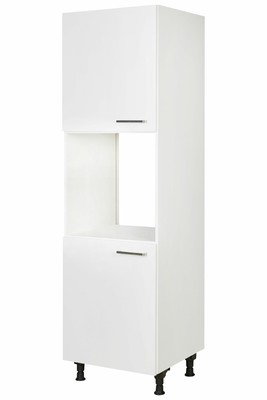 Küchenschrank Hochschrank für Backofen Mikrowelle 60cm 2-türig Geräte