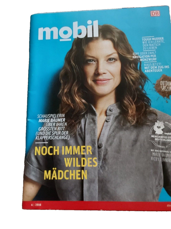 NICE 114 PAGE MAGAZINE "MOBIL"  IN GERMAN PROD. BY DB - GERMAN RAILROAD