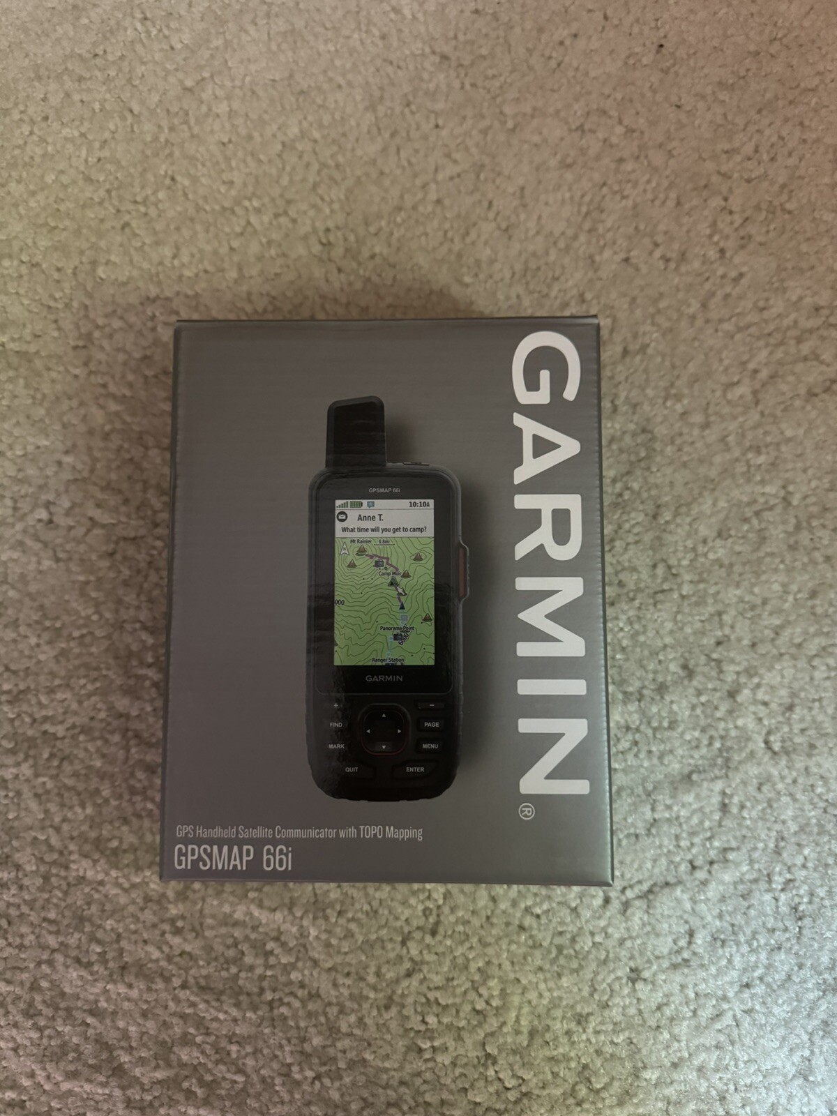 Garmin GPSMAP 66i - GPS Personnel Avec Satellite Et Messenger - Écran 3" - Topo Europe - 35h Autonomie