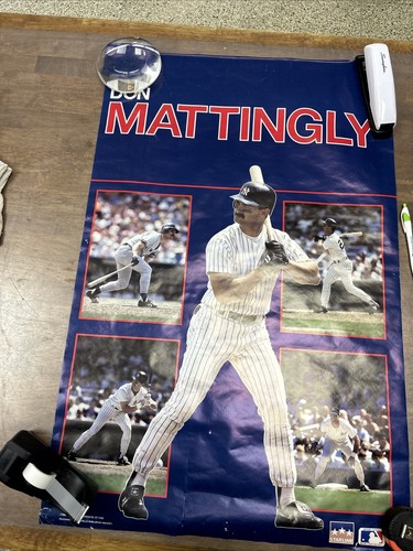 DON MATTINGLY Vintage 1988 Starline 22x34 Photo Poster MLB Yankees - Picture 1 of 8