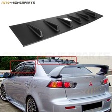 For 2008-2016 Mitsubishi Lancer Evo X Sedan Rear Roof Shark Fin Spoiler Wing For 2008-2016 Mitsubishi Lancer Evo X Sedan Rear Roof Shark Fin Spoiler Wing