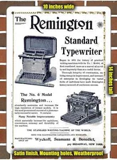 Metal Sign - 1896 Remington Typewriters- 10x14 inches
