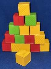 Tupperware Steine Bausteine Blöcke Blocks Vintage 16 Stück (X)