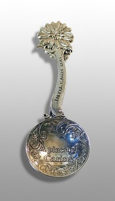 Ganz Decorative Silver Zinc Spoon 4.5'' - Keepsake Teaspoon/Coffee Scoop Gift