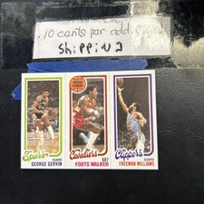 George Gervin Foots Walker Freeman Williams Spurs Cavaliers 1980 81 Topps Cb51d