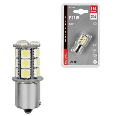 Lampa Lamp 3 Chips P21W 12V 18SMD X BA15S by Lampa