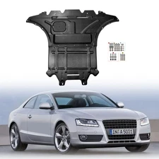 2Pcs Engine Splash Guard For Audi A5 S5 2009-17 Under Engine Shield Cover Board