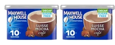 Lot 2ct Maxwell House Suisse Mocha Instant Coffee Creamer Decaf Sugar Free Ship