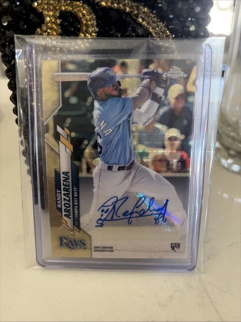 2020 Topps Chrome Randy Arozarena Sapphire Edition Superfractor 1/1 Rookie Auto