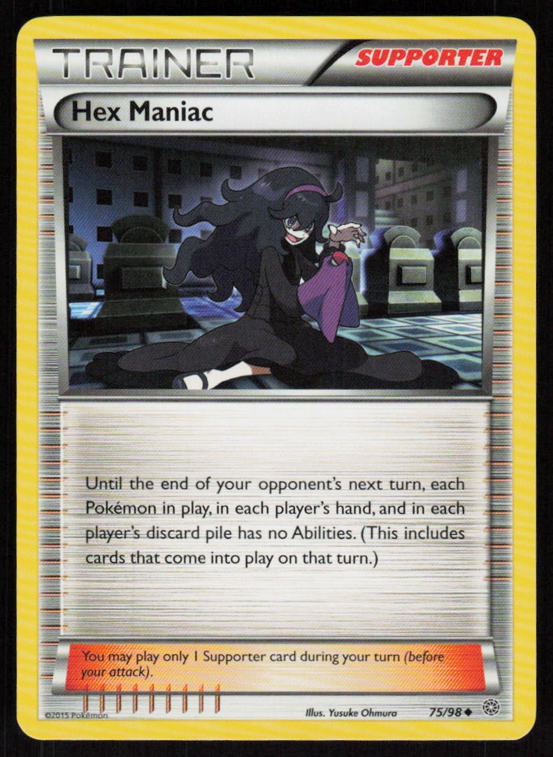 Hex Maniac 75/98 Uncommon Ancient Origins Pokemon Near Mint