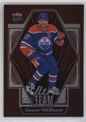 2024-25 Upper Deck Fleer Ultra Team Red /99 Connor McDavid #UT18OF40 10hr