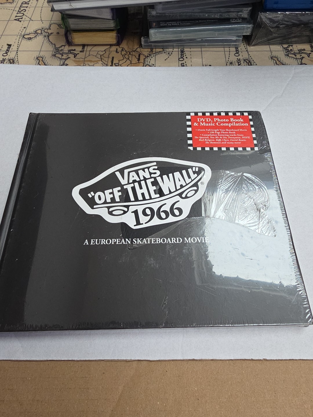 VANS OFF THE WALL 1966: A EUROPEAN SKATEBOARD MOVIE DVD, PHOTO BOOK CD New Seale