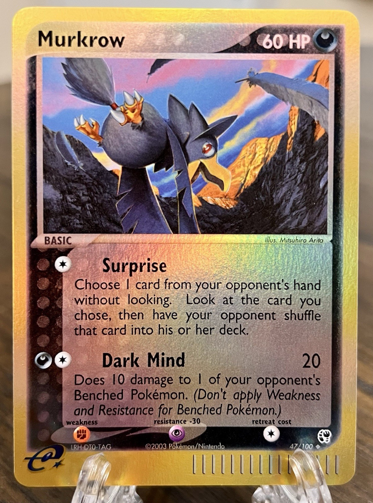 Murkrow 47/100 Sandstorm Reverse Holo Pokemon TCG Near Mint