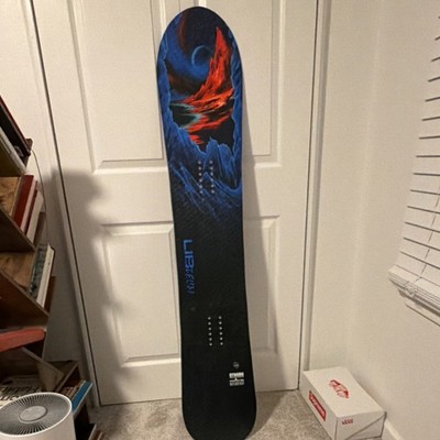 Lib Tech Dynamo Snowboard Black Blue Red Abstract Graphic 2x4 Mount