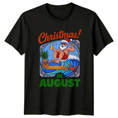 Weihnachten im August T-Shirt Sommer Weihnachten Weihnachtsgeschenk für Sie und Ihn
