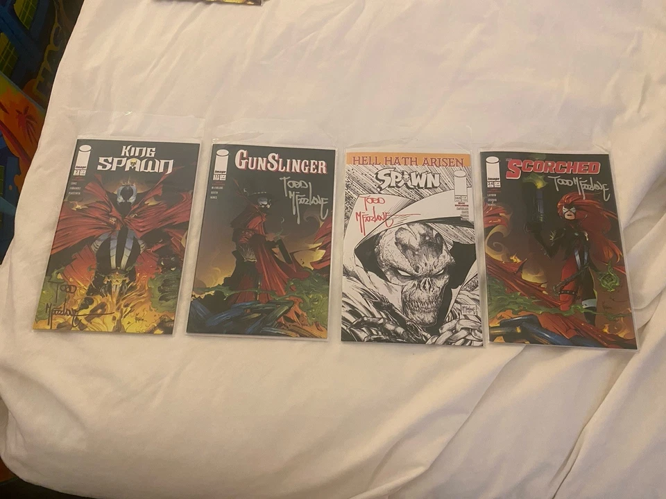 Spawn SDCC 2025 SIGNED Exclusive Bundle McFarlane 4 pack