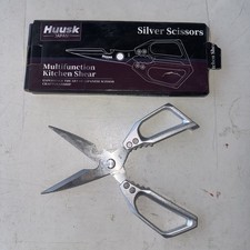 Huusk Japan SK5 Stainless Steel Multifunction Kitchen Shears Silver Scissors