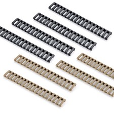 8 Pieces Heat Resistant Picatinny Ladder Rail Covers 18 Slot