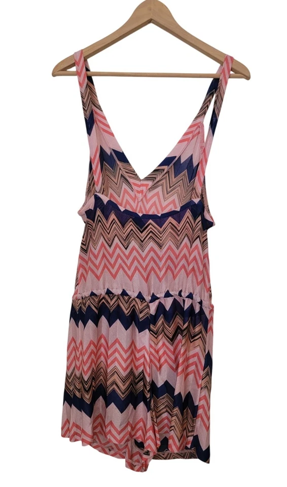 Missoni Mare Italy Zigzag Geometric Pattern Sleeveless Romper Women's Sz 40 - Image 3 of 4