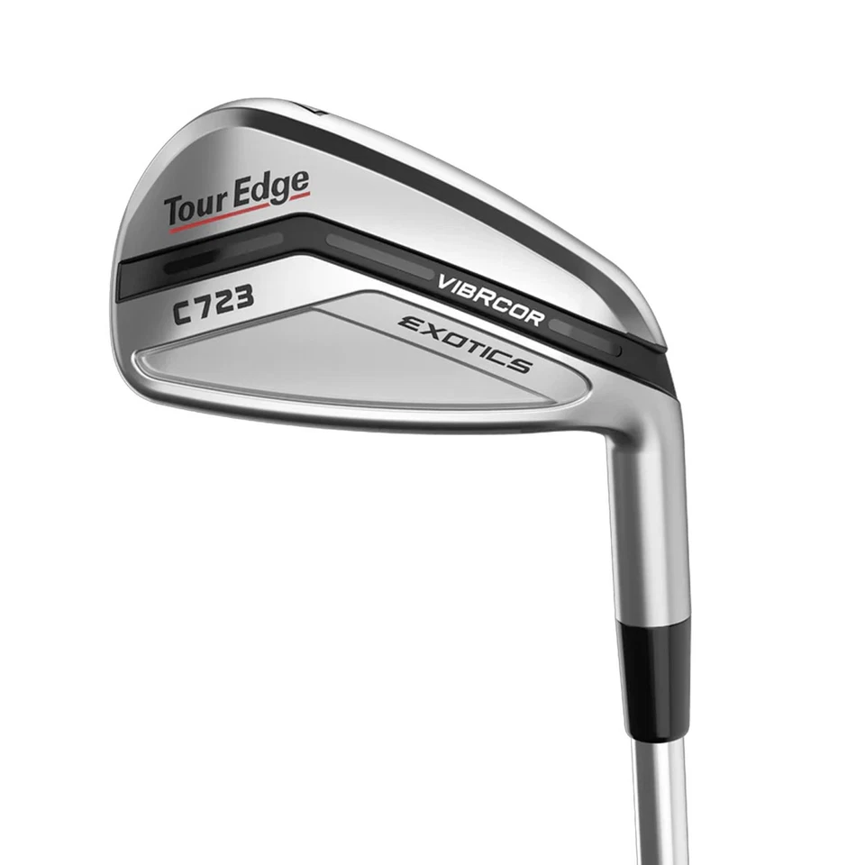 Tour Edge Exotics Golf Clubs Mens C723 Iron Set (5-AW), KBS Tour 120 Steel Stiff