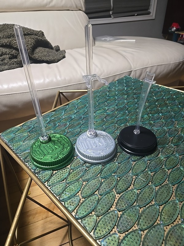 Set Of 3  Wicked Barbie Doll Display Stands. One Incomplete 