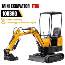 NJ Pick Up Mini Excavator 1 Ton 13.5hp Mini Digger Crawler with B&S EPA Engine