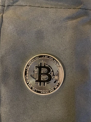 Bitcoin 1 oz. .999 Silver Round By Kitco/Sunshine Mint Uncirculated