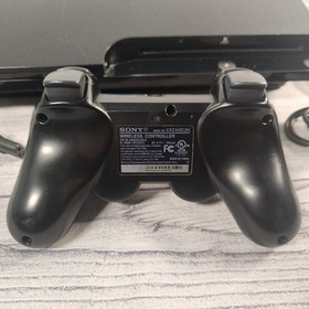 Sony PlayStation 3 PS3 Slim Console CECH-2101A Black Bundle DualShock 3 HDMI