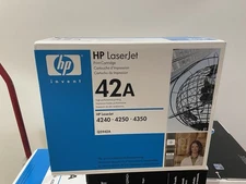 Genuine HP LaserJet 4240 4250 4350 Black Toner Cartridge HP 42A New Sealed