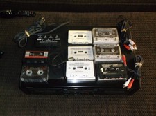 Onkyo,TA- W111, Double Cassette Deck, Tested, 2 Sets of Wires  8 Cassettes 