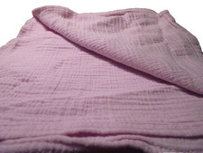 'Swaddle Me' Cotton Muslin Swaddle Blanket Pink Cotton Nursery 32x34" Decor 121