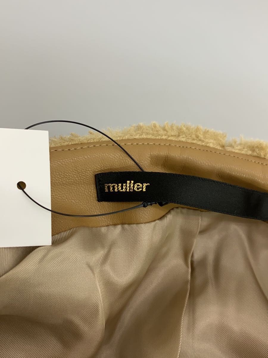 muller of yoshiokubo◆ベスト/38/ポリエステル/BRW/MLF22709 muller of yoshiokubo vest MOUTON 38 polyester Beige mlf22709