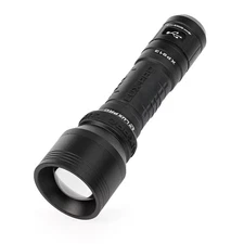 Pro Series 1100 Lumens LED Rechargeable Focus Flashlight with Tackgrip