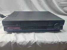 Mitsubishi HS-U550 VHS VCR Video Cassette Recorder NO REMOTE Tested!