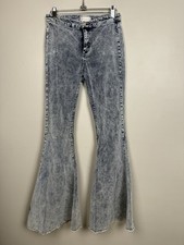 Altar'd State Corduroy Bell Bottom Flare Pants Womens M 70s Boho Hippie Festival