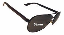 SFx Replacement Sunglass Lenses fits Gucci GG2898/S - 58mm Wide
