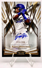 2022 Topps Tier One Prime Performers 273/299 Yonny Hernandez #BOA-YH Auto - MINT