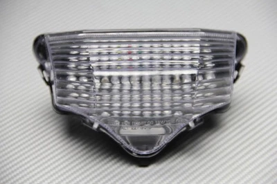 Feu Arr LED Blanc Clair avec Clignotants Pour YAMAHA FZ6 N FZ-6N FZ-6 2004-15 - Photo 1/3