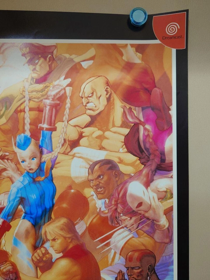Póster Promocional Colección Street Fighter B2 Edición Limitada Raro, Raro Softw Foto 2 de 4