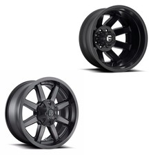 20x9 Fuel D436 Maverick Blk 05-up Ford Dually Super Single Wheels 8 Lug Set Of 6